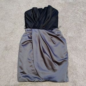 Vera Wang White Strapless Mini Dress Size 2 EUC